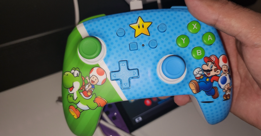 🎮 🕹️ Nintendo Switch com ESTILO! CONTROLE VERSÃO SUPER MARIO STAR FRIENDS PowerA
