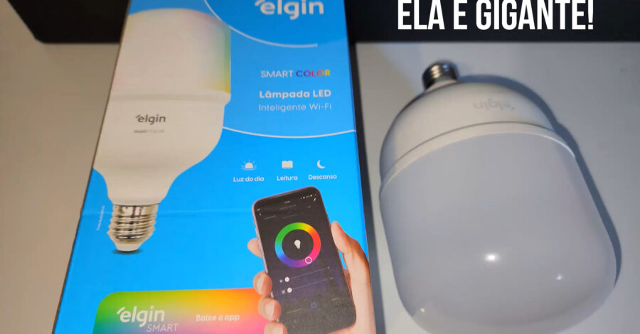 💡 JEITO FÁCIL DE CONFIGURAR LÂMPADA INTELIGENTE SUPER POTÊNCIA 30W ELGIN | passo a passo