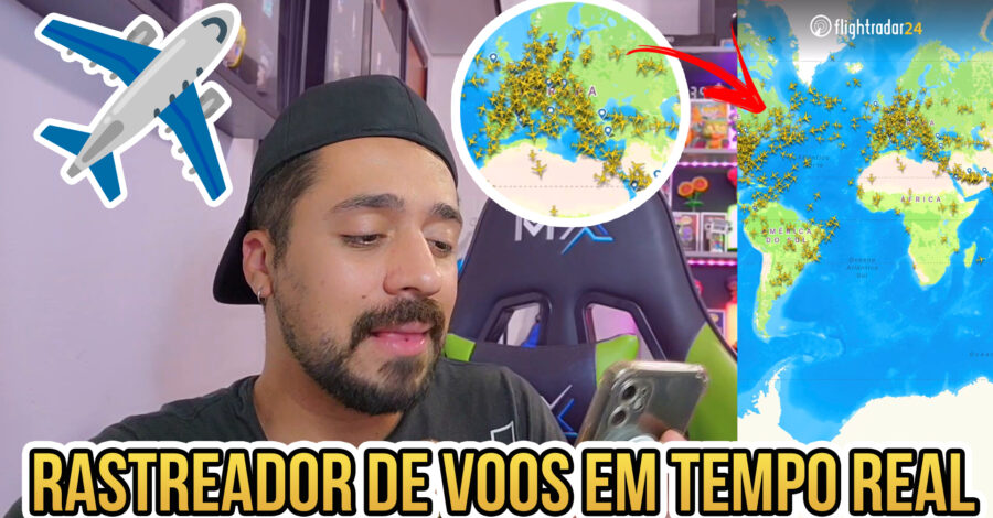 ✈️ RASTREADOR DE VOOS EM TEMPO REAL : APP PARA VER AVIÕES VOANDO AO VIVO NO MAPA ( Flightradar24 )