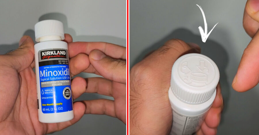 TÁ DIFÍCIL? VEJA COMO ABRIR TAMPA DO MINOXIDIL KIRKLAND ORIGINAL PELA PRIMEIRA VEZ