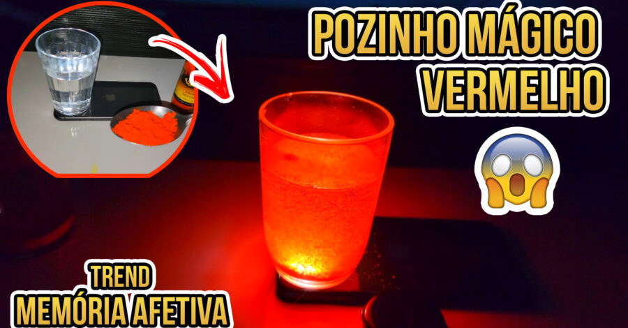 FIZ ” POZINHO MÁGICO ” VERMELHO 😱 TREND CRIANDO MEMÓRIAS AFETIVAS DO TIKTOK E INSTAGRAM