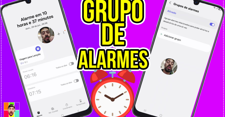 ⏰ COMO FUNCIONA O GRUPO DE ALARMES NO CELULAR ANDROID?