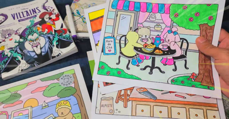 Minha Coleção Atualizada de Livros de Colorir 2025! 🎨📚