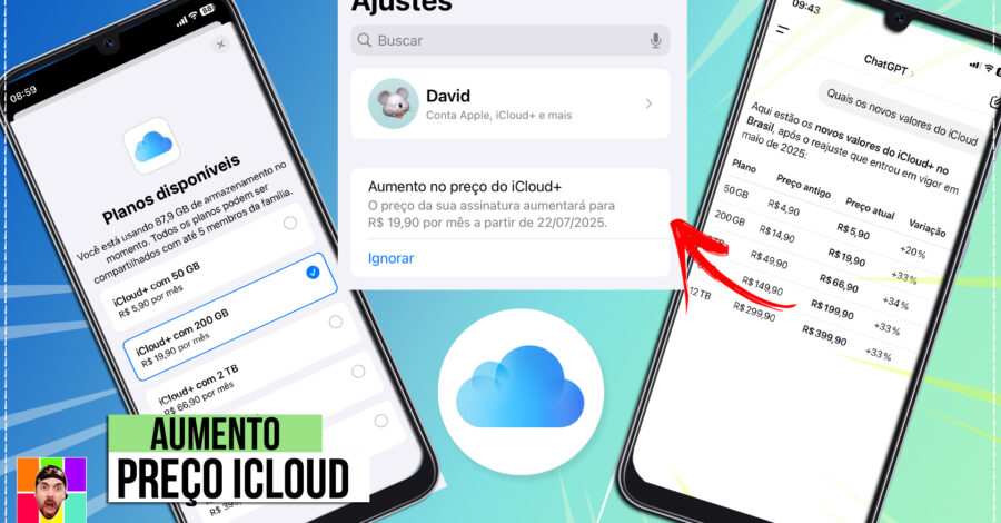VAI TER AUMENTO NO PREÇO DO ICLOUD+ ( NOVOS VALORES )
