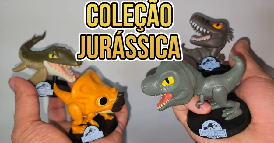 A NOVA COLEÇÃO DO BOB’S DO JURASSIC WORLD ESTÁ DEMAIS, QUALIDADE TOP