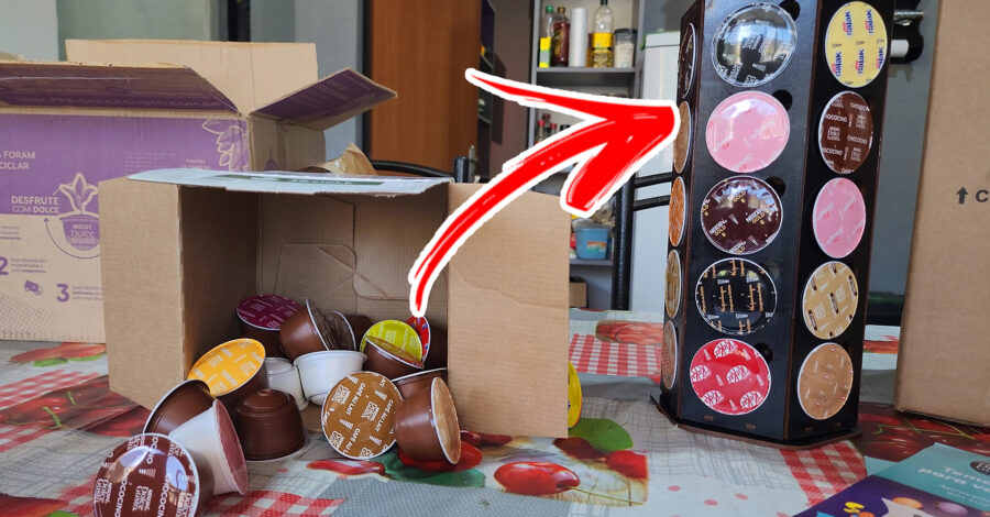 COMO É O SUPORTE PARA CÁPSULAS DOLCE GUSTO DA SHOPEE