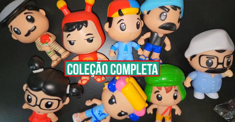 CONSEGUI A COLEÇÃO COMPLETA DA TURMA DO CHAVES DO GIRAFFAS