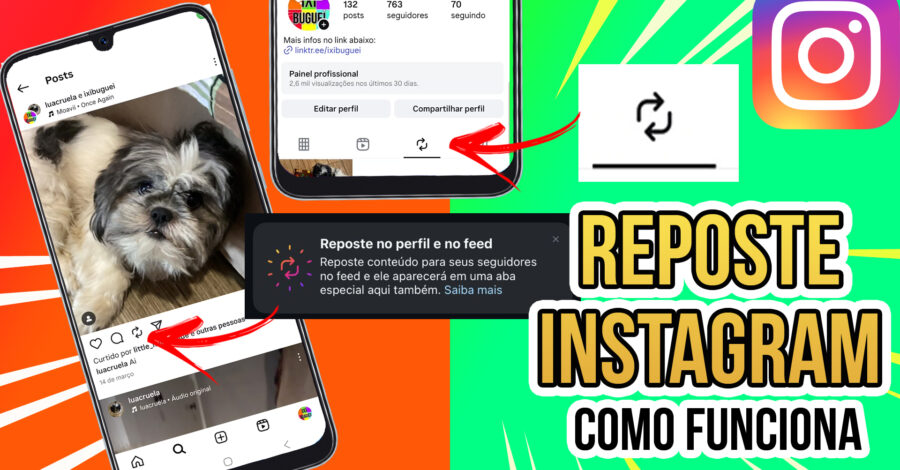🔄 INSTAGRAM: COMO FUNCIONA A NOVA FUNÇÃO REPOSTE NO PERFIL E NO FEED / REPUBLICAR