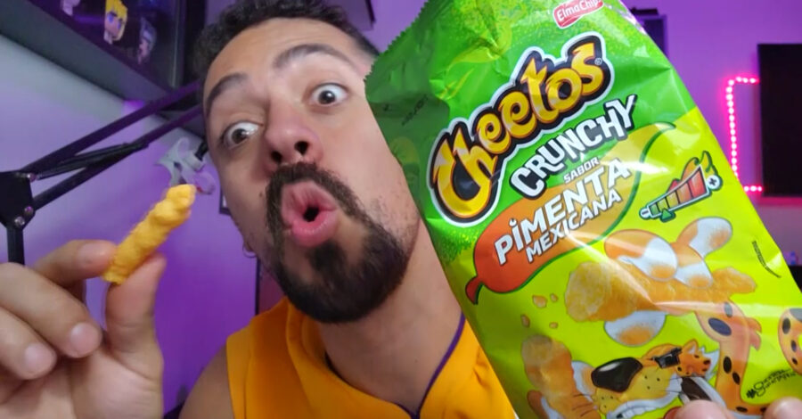 🔥 APIMENTADO O NOVO CHEETOS CRUNCHY SABOR PIMENTA MEXICANA