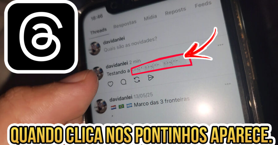 TEXTO CHEIO DE PONTINHOS, QUANDO CLICA APARECE… COMO COBRIR PALAVRA NO THREADS ( OCULTAR SPOILER )