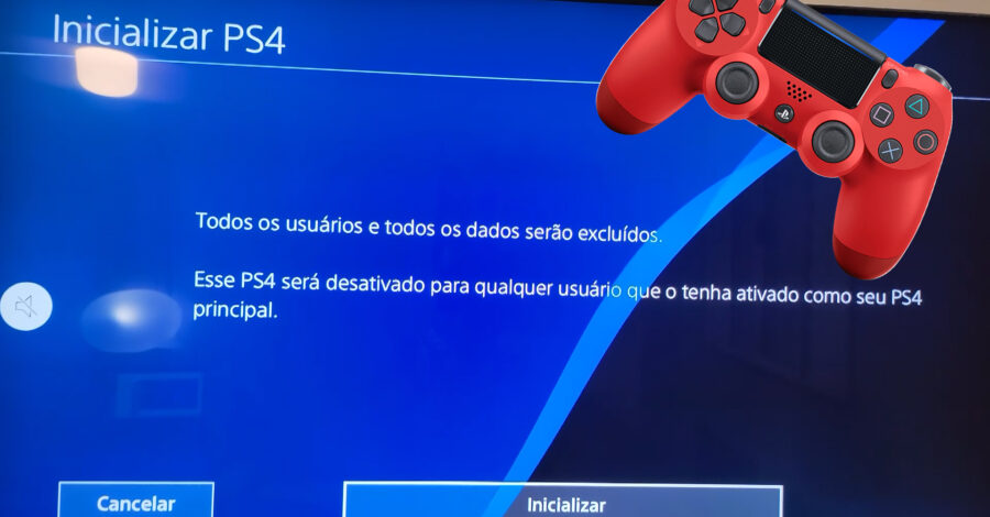 Como Formatar o PS4 Padrão de Fábrica ( Rápida ou Completa ) para Vender Vídeo Game