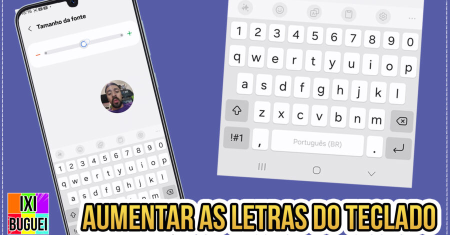 COMO AUMENTAR AS LETRAS DO TECLADO DO CELULAR ANDROID OU SAMSUNG GALAXY