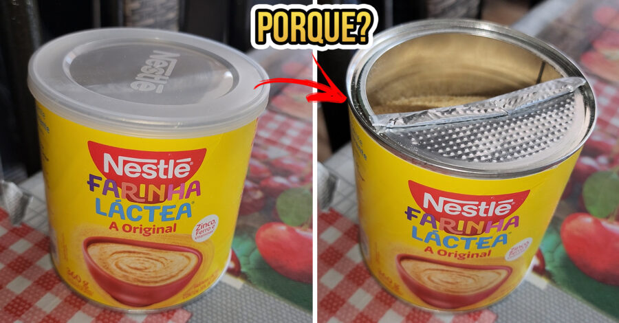 Abra a lata de Farinha Láctea assim e preserve por mais tempo!