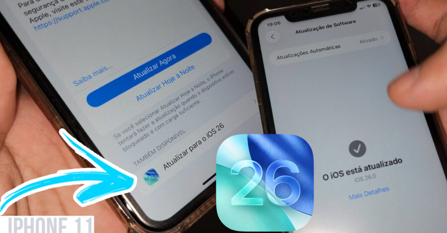 😱 TEM COMO ATUALIZAR O IPHONE 11 PARA O IOS26? COMO FIZ