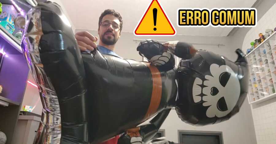 🚫 ERRO COMUM: NÃO ENCHA BALÃO METALIZADO ANTES DA FESTA!