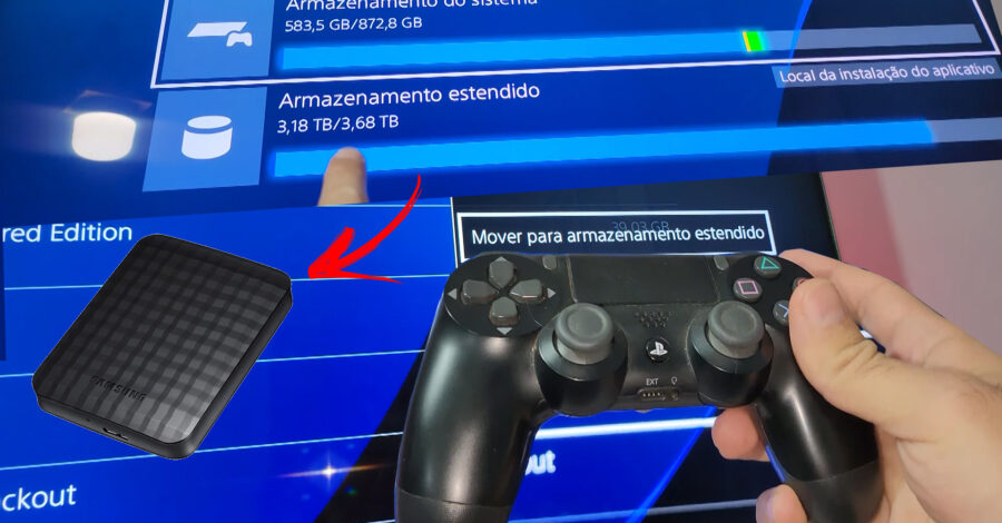 🎮 Como transferir jogo do PS4 para um HD externo