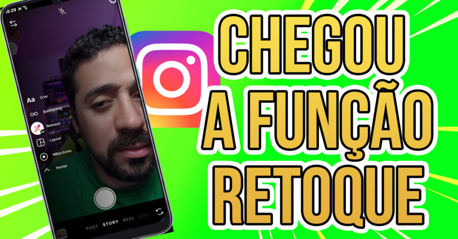 FINALMENTE CHEGOU A FUNÇÃO RETOQUE NO INSTAGRAM!