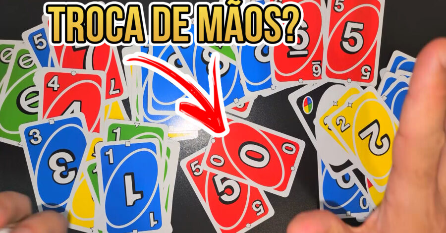 ESSA REGRA EXISTE NO UNO: CARTA 0 ( ZERO ) TROCA DE MÃOS? TROCA SUAS CARTAS COM O ADVERSÁRIO?