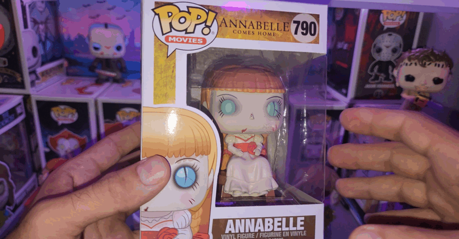ANNABELLE COMES HOME CHEGOU! FUNKO POP 790 SENTADA NA CADEIRA