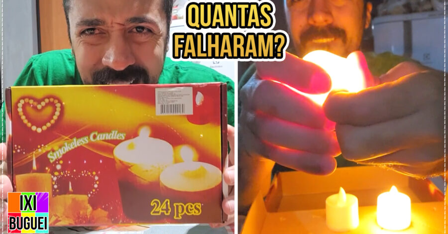 QUANTAS COM DEFEITO? TESTEI UMA CAIXA COM 24 VELAS DE LED DECORATIVA