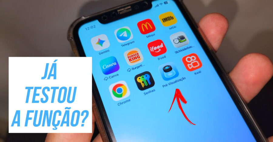 NOVA FUNÇÃO DO IPHONE: Pré-Visualização ( Como funciona? )