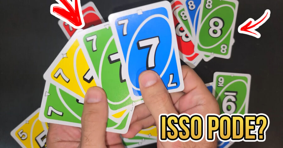 UNO: PODE JOGAR TODAS AS CARTAS IGUAIS DE UMA SÓ VEZ?