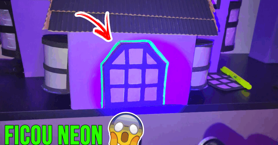 Você sabia que dá pra ter efeito NEON sem tinta especial?