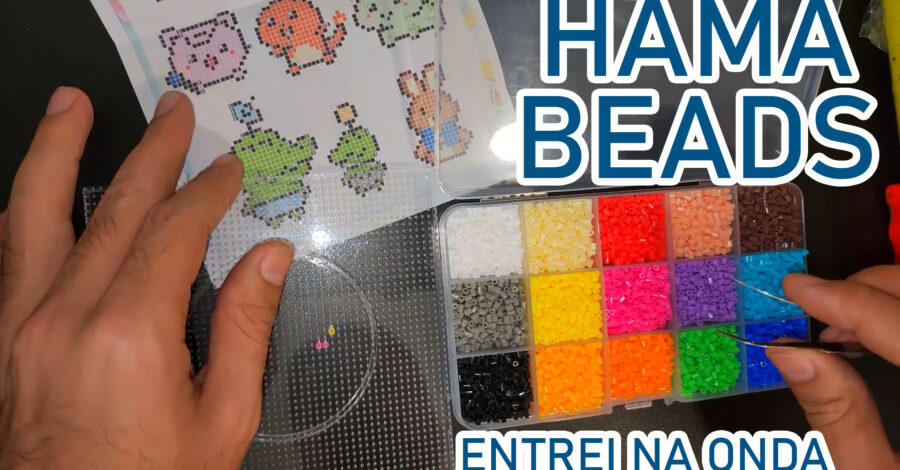 ME RENDI AO HAMA BEADS : ABRINDO A CAIXA