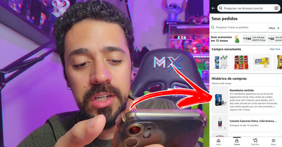 PEDIDO CANCELADO DO NADA NA AMAZON – REEMBOLSO DEMOROU CAIR?