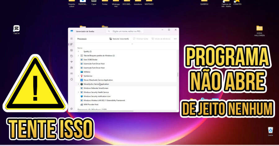 ⚠️ SOLUÇÃO TENTE ISSO: PROGRAMA NÃO ABRE NO COMPUTADOR, WINDOWS O QUE FAZER ?