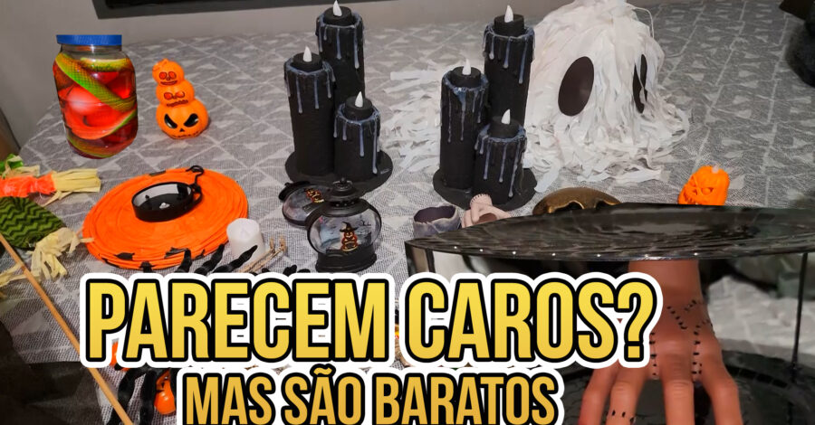 ENFEITES QUE PARECEM CAROS PORÉM SÃO BARATOS : PARA FESTA HALLOWEEN