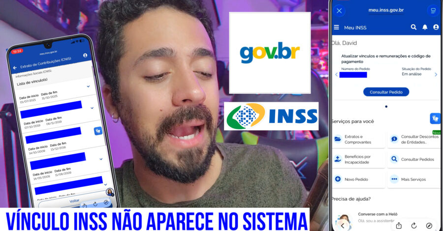 MEU VÍNCULO INSS NÃO APARECE NO SISTEMA – O QUE EU FIZ PARA NORMALIZAR | EXTRATO CONTRIBUIÇÕES CNIS