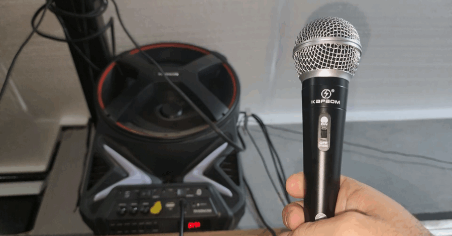 FUNCIONA? COMO LIGAR MICROFONE NA Caixa Amplificada Mondial CM-400 400W