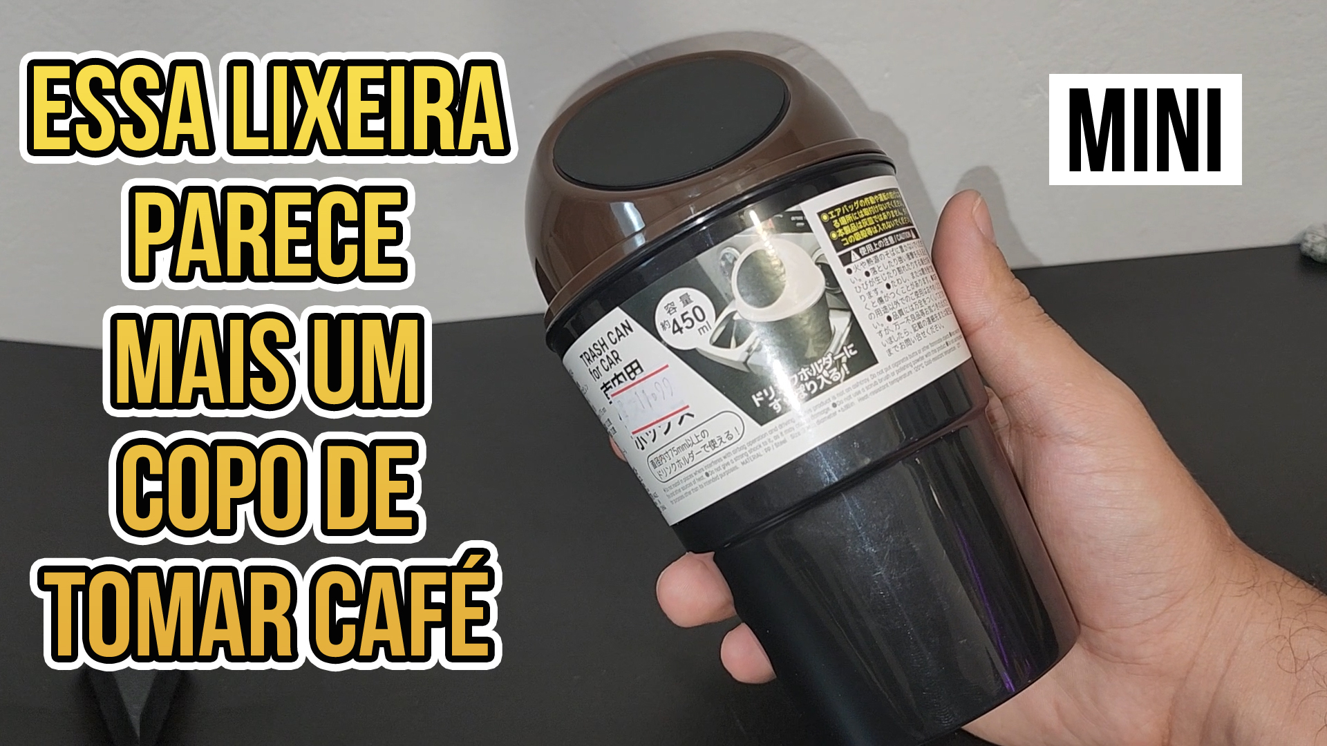 COMPREI UMA LIXEIRINHA PARA CARRO POR ENGANO PORÉM SERVIU PARA O QUE EU TINHA PENSANDO