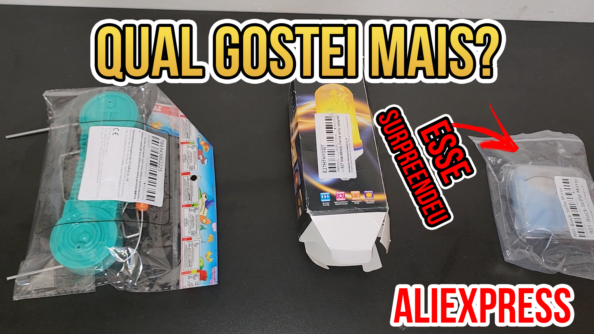 COMPREI 3 COISAS DIFERENTES NO ALIEXPRESS… FUNCIONARAM? TESTEI TODOS