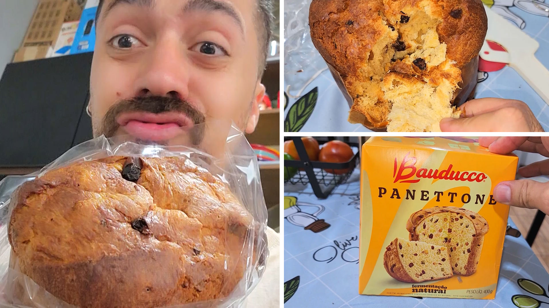 O PANETONE DE FRUTAS É MELHOR DO QUE O COM GOTAS DE CHOCOLATE? ( CHOCOTONE ) NA MINHA OPINIÃO: SIM