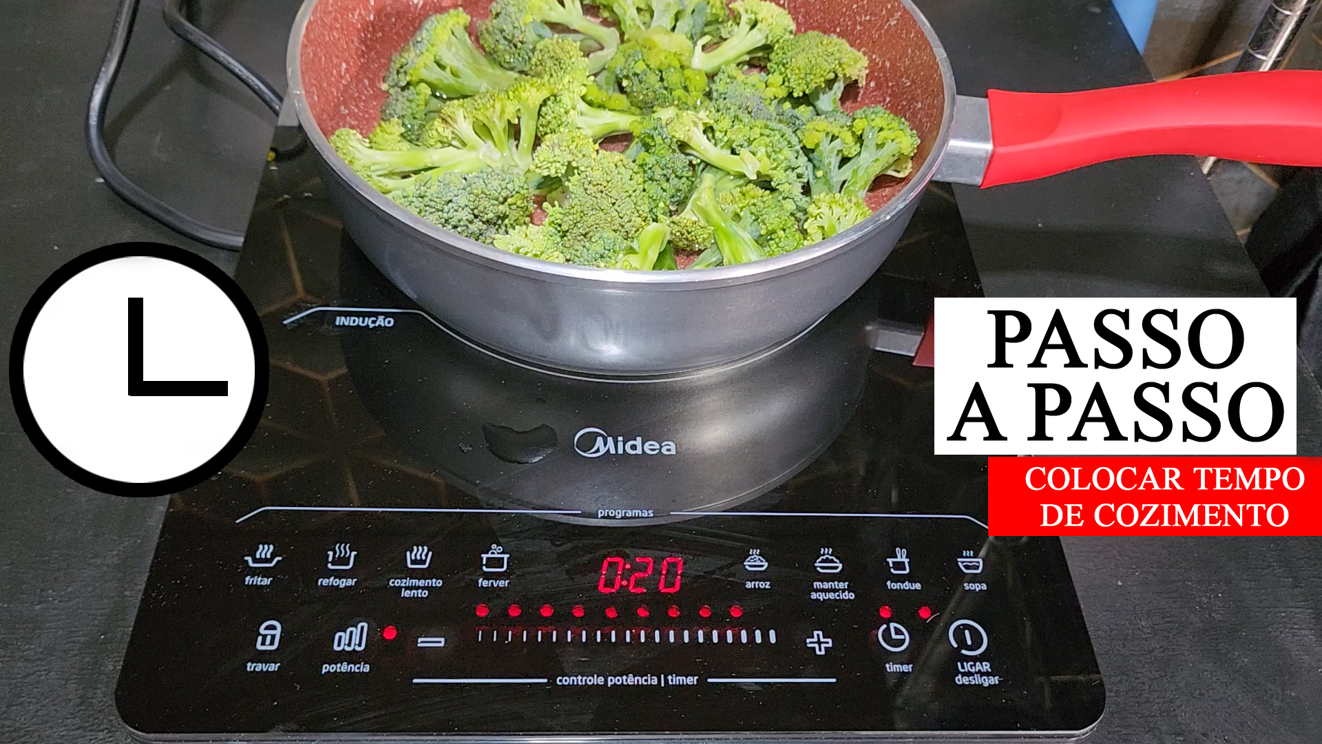 COMO USAR O TIMER DE TEMPO NO COOKTOP POR INDUÇÃO MIDEA ( PROGRAMAR TEMPO PARA DESLIGAR SOZINHO )