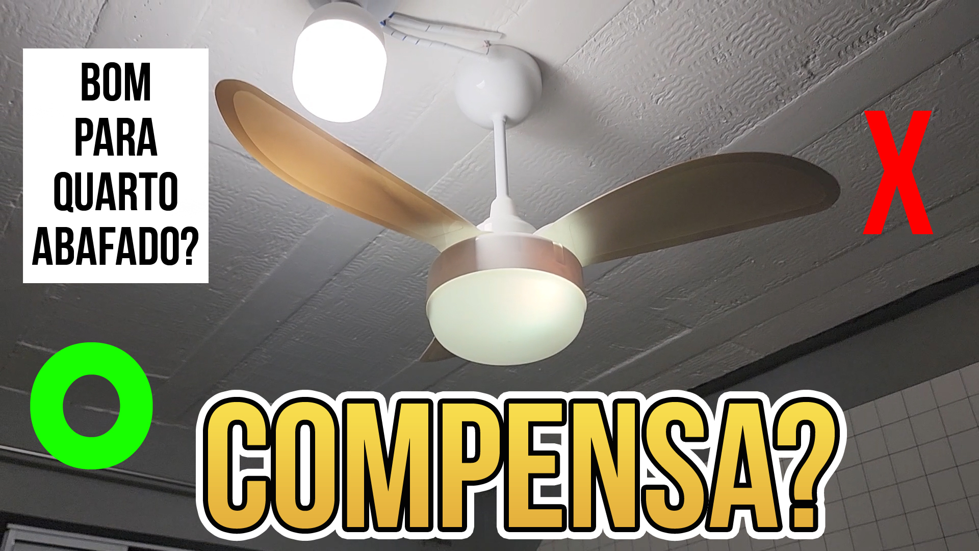 COMPENSA COMPRAR O VENTILADOR DE TETO VENTISOL PARA COLOCAR NO QUARTO OU SALA? ( MINHA OPINIÃO )