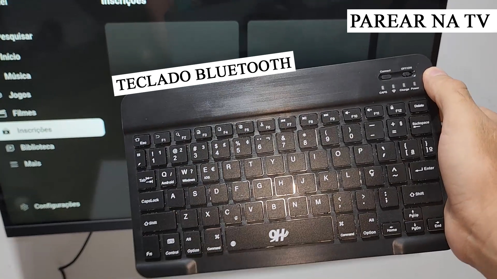 COMO PAREAR TECLADO NA TV LG VIA BLUETOOTH