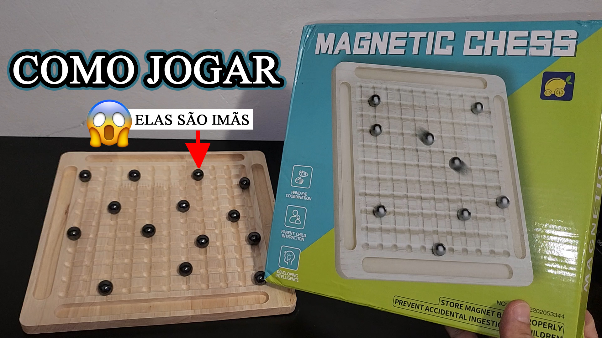 COMO FUNCIONA O JOGO DE TABULEIRO MAGNETIC CHESS ( BOLINHAS COM IMÃ ) COMO JOGAR