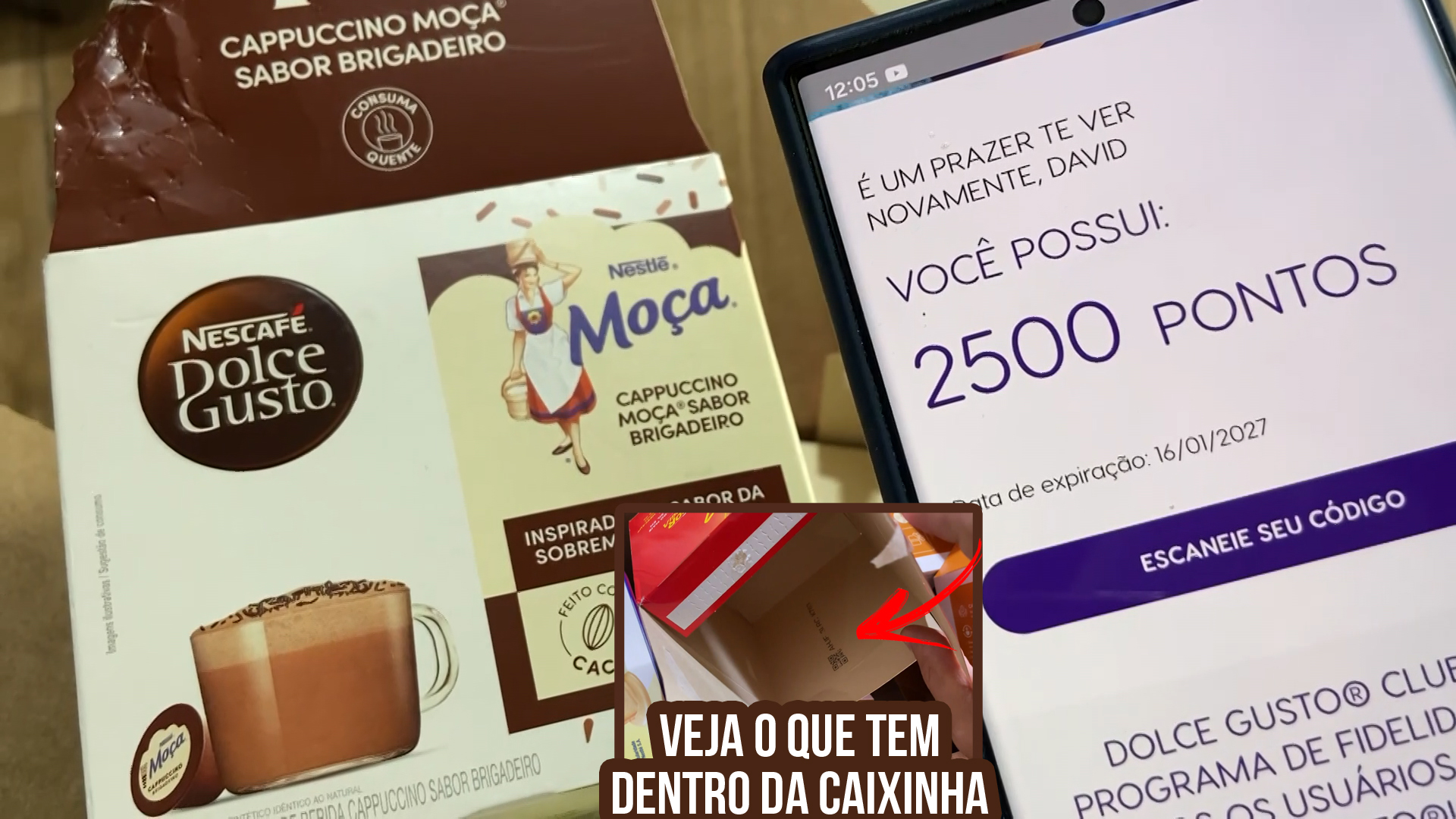 NÃO JOGUE FORA ANTES DE FAZER ISSO! ( COMO CADASTRAR E GANHAR PONTOS COM AS CAIXINHAS DOLCE GUSTO )