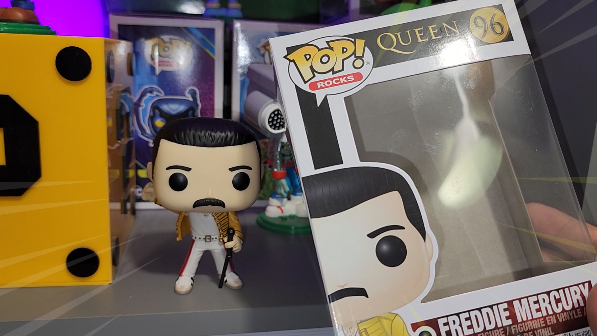 DETALHES DO Boneco Funko Pop! 96 Freddie Mercury Queen – Rocks