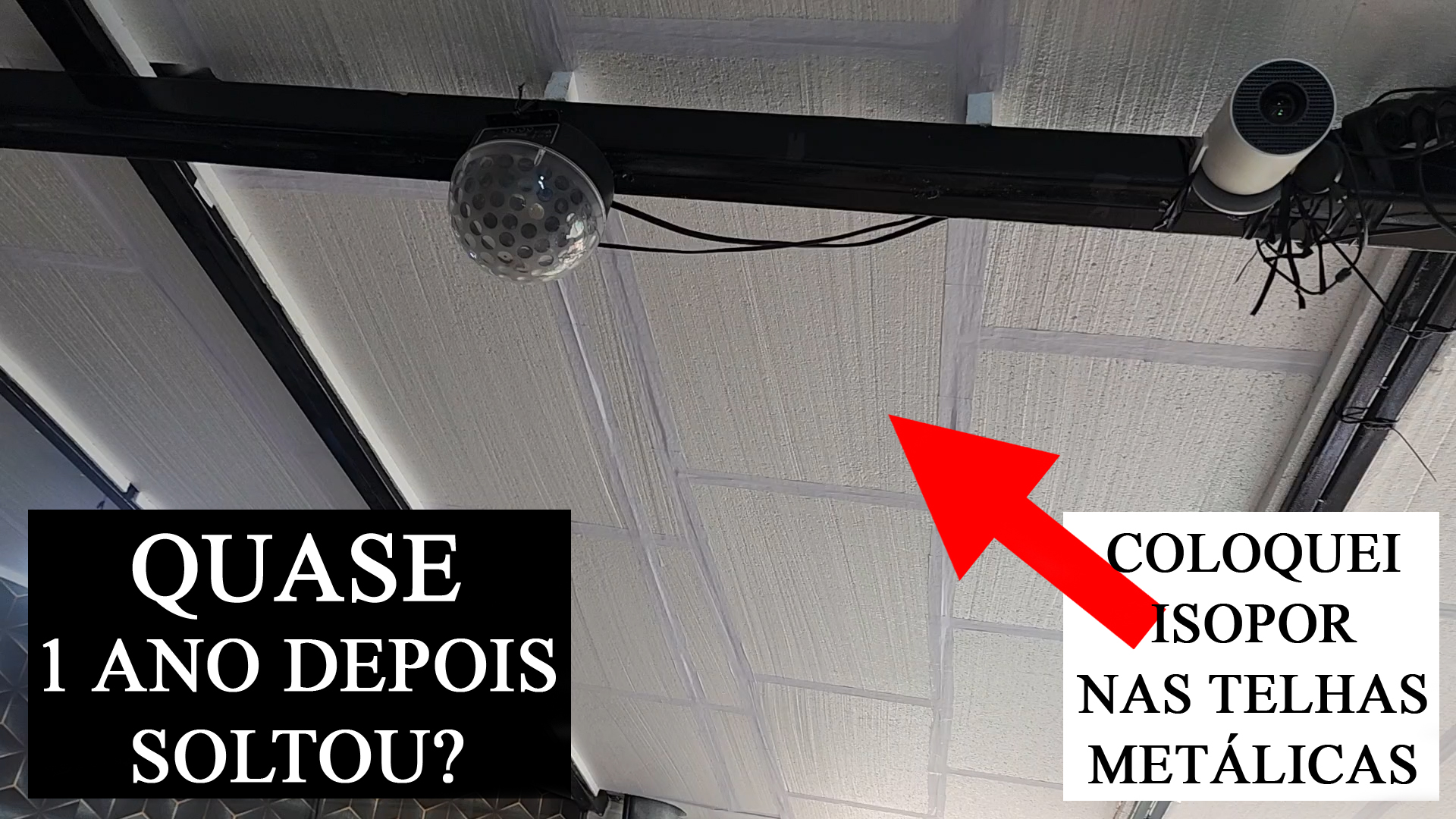 DESCOLOU? COMO ESTÁ O TELHADO METÁLICO COM ISOPOR APÓS QUASE 1 ANO? RESPONDENDO COMENTÁRIOS