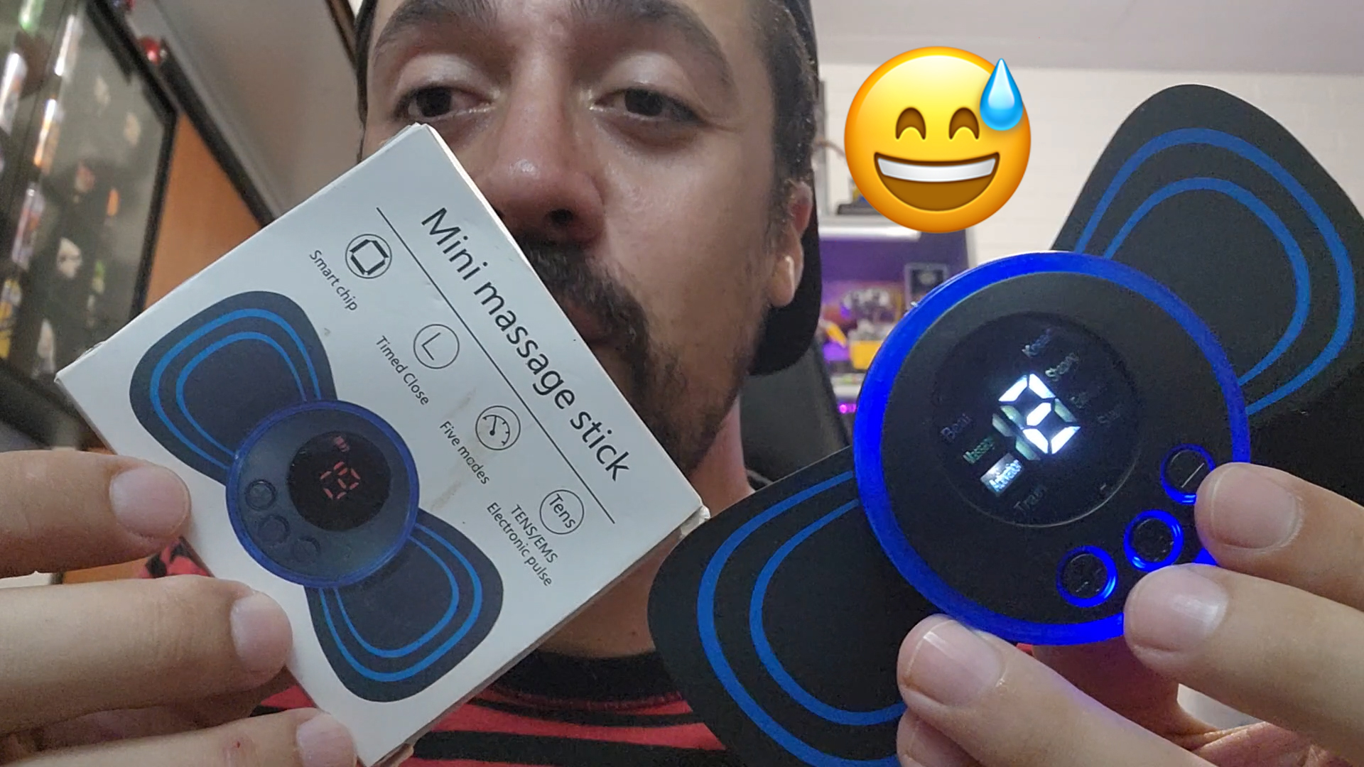 NÃO CONSEGUI USAR O MINI MASSAGEADOR ELÉTRICO PORTÁTIL RECARREGÁVEL