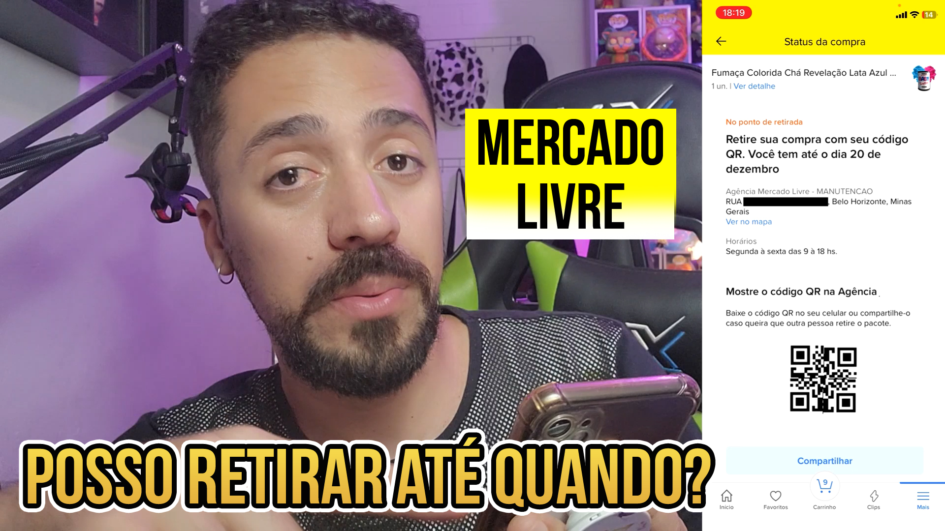 COMO SABER ATÉ QUANDO POSSO RETIRAR UM PRODUTO NO PONTO DE RETIRADA DO MERCADO LIVRE ( PRAZO )