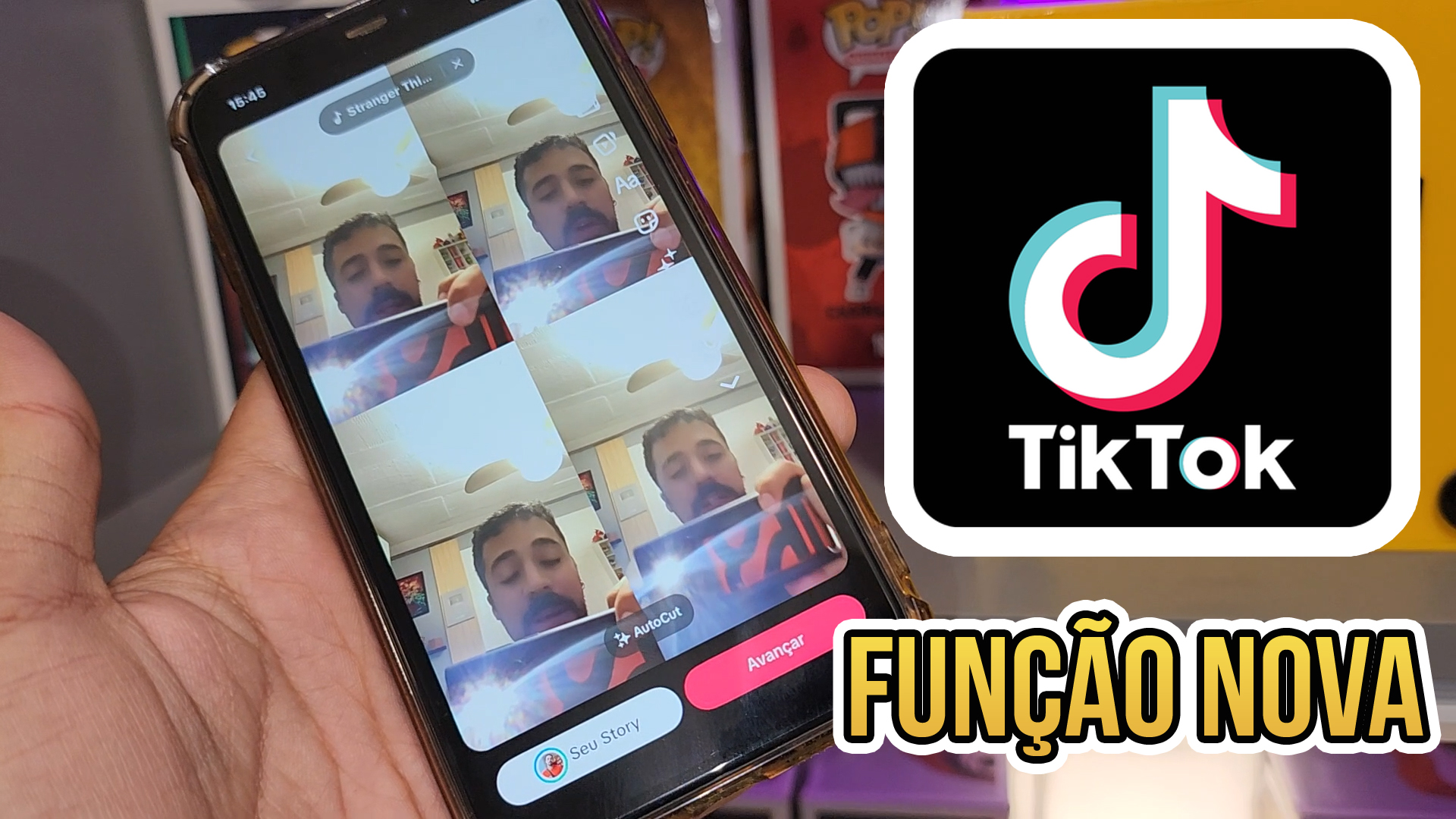 NOVA FUNÇÃO LAYOUT DO TIKTOK, COMO FUNCIONA ( VÍDEOS EM VÁRIOS QUADRADINHOS )