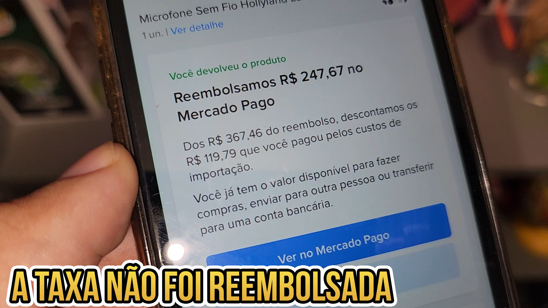 MERCADO LIVRE REEMBOLSA CUSTOS DE IMPORTAÇÃO DE PRODUTO DEVOLVIDO? ( TAXA PARA COMPRA INTERNACIONAL)