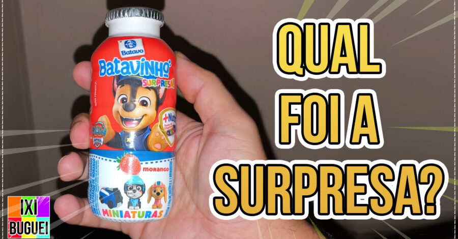 O QUE VEIO? ABRINDO UM BATAVINHO SURPRESA PATRULHA CANINA