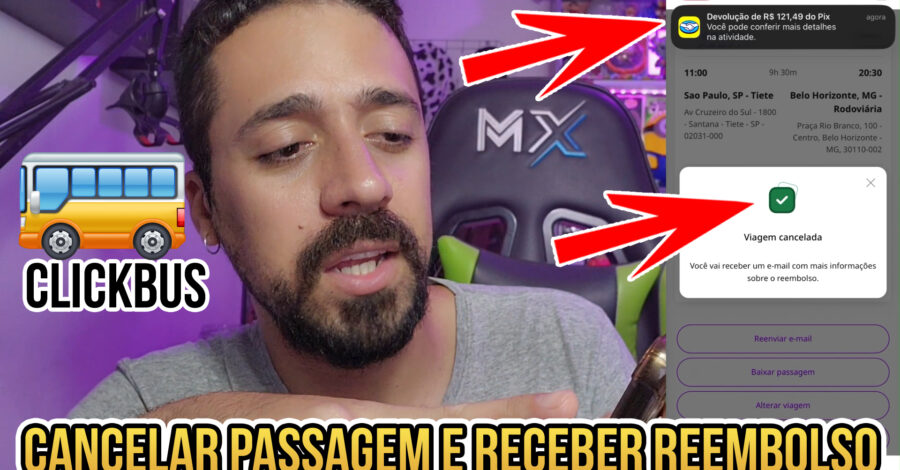 COMO CANCELAR PASSAGEM DE ÔNIBUS COMPRADA PELA CLICKBUS / REEMBOLSO