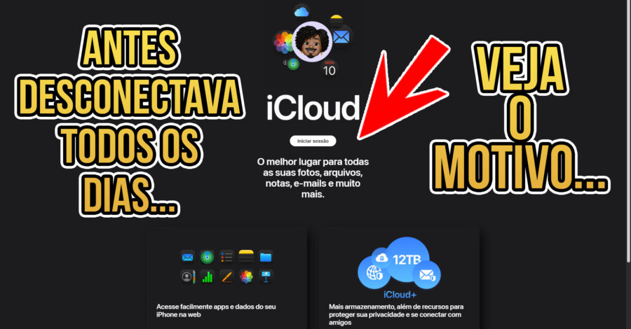 ICLOUD DESCONECTANDO TODOS OS DIAS DO COMPUTADOR COM WINDOWS